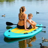 Tabla de Paddle Surf Inflable Compatible con Motor ACEHERO para 2-4 Personas, ISUP Grande con Múltiples Asas para Alquiler