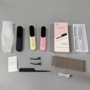 Mini Peine Alisador de Cabello Portátil 0728, Cepillo Profesional con Batería de Larga Duración, Versátil y de Peinado Rápido - Product Image 2