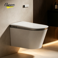 2026 WC intelligent électrique mural de luxe haute qualité avec bidet intégré et chasse d'eau automatique