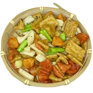 Cracker-mezcla de arroz japonés de Tailandia, algas marinas, galletas de arroz, aperitivos
