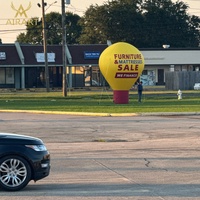 Ballon publicitaire gonflable géant facile à installer pour la décoration de magasins de meubles et de centres commerciaux