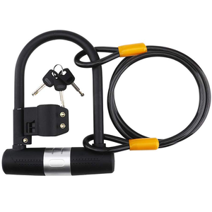 Vente flash - Cadenas de sécurité pour vélo en acier de 16 mm, type U, antivol, robuste - Product Image 1