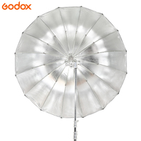 Godox UB-165S-intérieur argenté parabolique noir parapluie réfléchissant, parapluie de Studio pour la photographie, la prise de vue vidéo