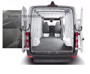 Màu Đen Không Dệt Xe Thân Cây Khởi Động Lót Sàn Bao Gồm Thảm Vải Cho Camper Van Chuyển Đổi