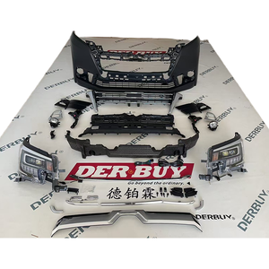 El kit de carrocería de modificación automática para To_yota Hiace mini bus Crowl bodykit incluye parachoques delantero y trasero con lámparas automáticas de rejilla - Product Image 1