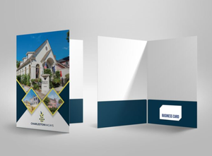 Carpeta de Presentación de Papel A4 con Diseño Libre, 14pt 12pt, Mate, Impresión Personalizada, Logotipo UV, Bolsillo para Archivos, Ranura para <span class=keywords><strong>Tarjetas</strong></span> de Presentación - Product Image 3