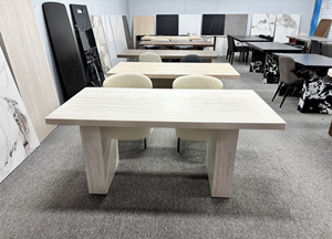 Mesa de Comedor Rectangular de Travertino Beige para 8 Personas, Estilo Wabi-Sabi Moderno, de Piedra Natural de Lujo, Personalizada por <span class=keywords><strong>Sen</strong></span> Pan - Product Image 6