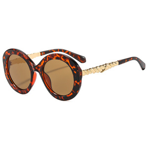 Round Full Rim <b>Sunglasses</b> <b>Gradient</b> Lenses UV400 Protection Retro Style Unisex Outdoors Adult Fashion - Product Image 2