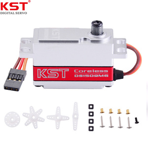 ¡Oferta! Servo digital sin núcleo KST DS1509MG de 12.8KG con engranajes metálicos, molde privado, Guangdong China, para modelos RC, UAV, coches, barcos y brazos robóticos. - Product Image 4