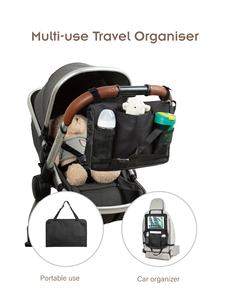 Organisateur de siège arrière de <span class=keywords><strong>voiture</strong></span> en polyester durable, 4 à 7 compartiments, pliable, protège-pieds <span class=keywords><strong>pour</strong></span> enfants, <span class=keywords><strong>tablette</strong></span> tactile <span class=keywords><strong>pour</strong></span> l'intérieur de la <span class=keywords><strong>voiture</strong></span> - Product Image 4