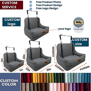 Asiento <span class=keywords><strong>de</strong></span> <span class=keywords><strong>Coche</strong></span> para Perros Medianos <span class=keywords><strong>de</strong></span> Alta Calidad, Fácil <span class=keywords><strong>de</strong></span> Instalar con Correas Ajustables y Base Antideslizante <span class=keywords><strong>de</strong></span> Material <span class=keywords><strong>de</strong></span> Algodón para Automóviles - Product Image 3