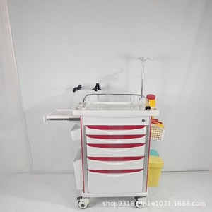 Carrito Médico de Hospital ABS con 4 Ruedas Multifunción para Uso Clínico - Product Image 4