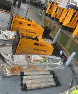 Martillo Hidráulico Tipo Caja SB45 con Cincel de Varilla de 85mm para Excavadoras de 7-14 Toneladas, Demolición, Construcción, Retroexcavadoras y Minicargadoras - Product Image 6