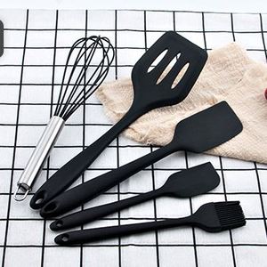Accesorios de Cocina para el Hogar, Juego de 5 Utensilios de Cocina de Silicona Resistentes al Calor, Espátulas para Cocinar - Product Image 6