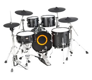 Trống điện tử im lặng chuyên nghiệp-sân khấu & Bộ dụng cụ gia đình-Công nghệ tấn công tiên tiến - Product Image 4