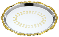 Ensemble de thé arabe de luxe 11 pièces, service à thé et à café en métal de qualité supérieure, ensemble de thé islamique traditionnel avec plateau pour cadeau de Ramadan