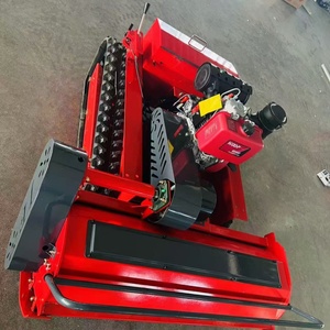 Venta caliente CE Control remoto Cortacésped Granja Jardín Autopropulsado Control remoto Cortacésped Arranque eléctrico Crawler Cortacéspedes robóticos - Product Image 6