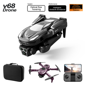 2025 New arrivals V68 quang Drone với wifi 8K 2.4G HD Dual máy ảnh dòng chảy trở ngại tránh ánh sáng chụp ảnh trên không bay không người lái - Product Image 6