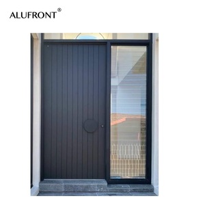 ALUFRONT Security Exterior <strong>Door</strong> Front Modern Cast Aluminum Entry <strong>Door</strong> High Quality Residential Main Entry <strong>Door</strong> for Villa - Product Image 3