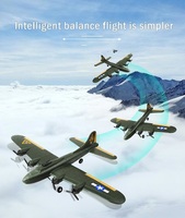 Avion RC résistant aux chutes, planeur à aile fixe en mousse FX817 B17 2.4G, avions télécommandés, jouet intéressant pour enfants