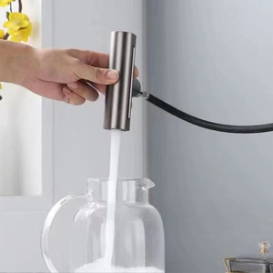 Cabezal de Ducha de Repuesto con Cuatro Funciones, Color Gris Cepillado, Efecto Cascada, para Uso Doméstico - Product Image 2