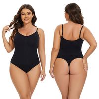 Tanga adelgazante de cintura moldeadora de cuerpo sin costuras, ropa interior de mujer para levantamiento de cadera, mono de pecho ajustado con forma de talla grande