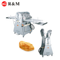 Machine à pain automatique Équipement de cuisson Pâtisserie Phyllo Baklava Pâte feuilletée Rouleau laminoir Machine à aplatir