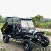 Véhicule utilitaire tout-terrain de style Jeep à grande vitesse 4x4, véhicule utilitaire électrique, camion à benne basculante de style Jeep