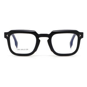 2001 Luxury Business Half-<strong>frame</strong> Exquisite <strong>Titanium</strong> Spectacle <strong>Frames</strong> Fashionable High-end Handmade Men's square <strong>Frame</strong> Glasses - Product Image 4