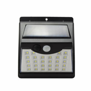Luz Solar Externa de Parede com 40 LEDs, Sensor de Movimento, 6000K Luz Diurna, Alta Luminosidade, Fonte LED à Prova d'Água, Difusor em ABS - Product Image 2