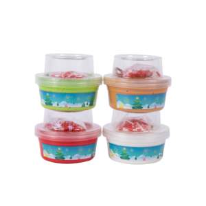 High Quality Colorful Christmas Soft and Stretch Puff <b>Slime</b> Toys for Kids Party - Product Image 6