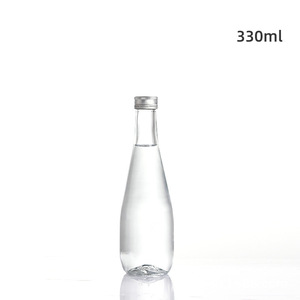 Bouteille de boisson portable EVERSUN en <span class=keywords><strong>verre</strong></span> transparent 330 ml pour thé froid, jus, eau minérale style <span class=keywords><strong>Evian</strong></span>, avec couvercle hermétique pour soda - Product Image 5
