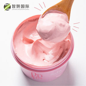 Masker Wajah tanah liat mawar merah muda Salmon PDRN organik Logo kustom Label pribadi untuk hidrasi Kulit Sensitif & ukuran sampel cahaya - Product Image 1