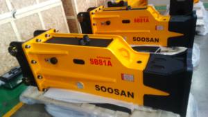 Soosan SB 81A Rompedor Hidráulico Tipo Caja, Capacidad de 18-26 Toneladas para Excavadoras, Nuevo, Equipo de Construcción, Acumulador Principal - Product Image 2
