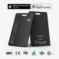 Tarjeta Localizadora de Cartera Compatible con Apple Find My y Google Find Hub, Ultra Delgada, Certificada por MFi, Resistente al Agua IP68 para Tarjetas de Crédito
