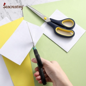 Chất lượng cao giấy số lượng lớn hộ gia đình Shears văn phòng cắt kéo <span class=keywords><strong>8.5</strong></span> inch mềm Grip - Product Image 6