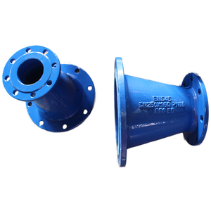 Đôi mặt bích côn phụ kiện PN16 áp suất thấp gang kẽm ASTM tiêu chuẩn cho đầu nước dầu Mô hình sơn xử lý bề mặt - Product Image 4