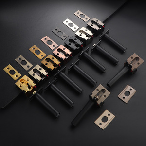 Cadena antirrobo oculta, cerrojo de aleación de zinc para puerta, superficie cepillada, diseño minimalista, puertas de gabinete, fácil instalación - Product Image 2