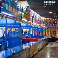 Tolefun Wooden CE Fun Fair Adventure Theme Park Intérieur/Extérieur Midway Jeux Stand Prix Jeux Difficile Carnaval Jeux Fléchettes