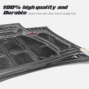 ฝากระโปรงคาร์บอนไฟเบอร์ EPR สีดำใหม่ สำหรับรถยนต์ปี 1987-1991 สำหรับ EF9 OEM แบบยึดติดด้วยคลิป - Product Image 6