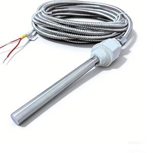 高精度 G1/2 ネジ式 PT100 プラチナ熱抵抗器 工業用温度センサー シングルプローブ 3 線式システム - Product Image 4