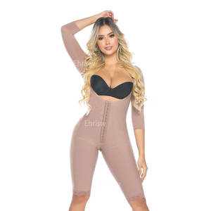 Gaine post-opératoire avec manches Sous-vêtements pour femmes <span class=keywords><strong>Fajas</strong></span> Colombianas post-chirurgie | Avec manches réduisant et façonnant Postpartum - Product Image 1