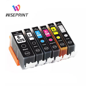 Wiseprint Compatible avec PGI-525/CLI-526 Premium Full Color pour cartouche d'encre pour <span class=keywords><strong>imprimante</strong></span> PIXMA <span class=keywords><strong>MG5350</strong></span> avec emballage en vrac - Product Image 1