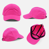 Gorra Deportiva de 5 Paneles Personalizada, Fabricada con Telas Mejoradas, Duraderas y Ligeras de Nailon, para Atletismo y Actividades Deportivas, Servicio OEM ODM