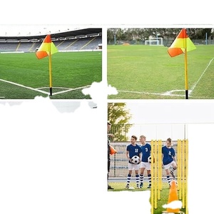 Bandera de Esquina Personalizable de Poliéster con Impresión Digital para Campos de Fútbol - Construcción Ecológica - Product Image 6