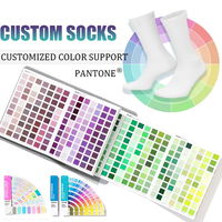 Chaussettes de sport classiques mi-mollet en tissu éponge épais, absorbantes et polyvalentes pour l'entraînement, le basketball et la course à pied
