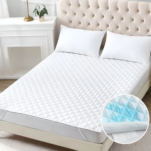 Protector de Colchón 100% <span class=keywords><strong>Impermeable</strong></span>, Transpirable, Antiácaros, con Correas Elásticas en las Esquinas, para Uso Doméstico, Compatible con Colchones de hasta 30 cm - Product Image 1