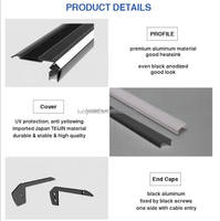 Nez d'escalier rainuré Led Profil en aluminium pour la zone de marche Bande d'éclairage Profil lumineux Design moderne pour l'application d'escalier