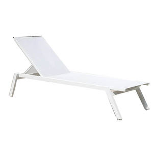 Chaise longue d'extérieur pour séjour, piscine, en bambou, imperméable, protection solaire, cour, bain de soleil, plage - Product Image 4