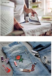 Patchs brodés aux couleurs vives pour la couture/la thermocollation, appliques pour vêtements, robes, chapeaux, jeans, accessoires de bricolage - Product Image 3